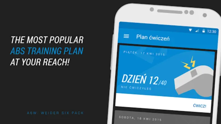 Abs workout - A6W Weider six pack android App screenshot 4